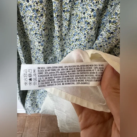 Tuckernuck Hyacinth House Meadow Floral Puff Sleeve Ruffle Dress - Picture 8 of 9